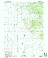 Download a high-resolution, GPS-compatible USGS topo map for Duggins Creek, UT (1987 edition)