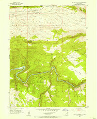 Download a high-resolution, GPS-compatible USGS topo map for Dutch John Mtn, UT (1954 edition)