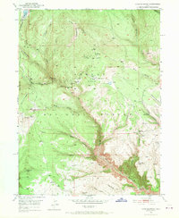 Download a high-resolution, GPS-compatible USGS topo map for Dyer Mountain, UT (1970 edition)