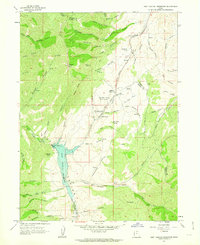 Download a high-resolution, GPS-compatible USGS topo map for East Canyon Reservoir, UT (1963 edition)
