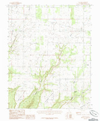 Download a high-resolution, GPS-compatible USGS topo map for Eastland, UT (1985 edition)