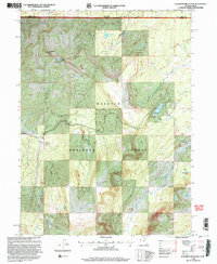 Download a high-resolution, GPS-compatible USGS topo map for Elizabeth Mountain, UT (2001 edition)