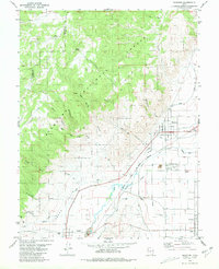 Download a high-resolution, GPS-compatible USGS topo map for Elsinore, UT (1981 edition)
