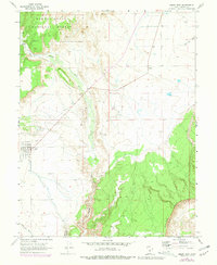 preview thumbnail of historical topo map of Emery County, UT in 1968