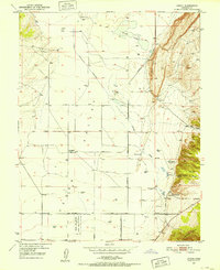 Download a high-resolution, GPS-compatible USGS topo map for Enoch, UT (1952 edition)