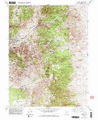 Download a high-resolution, GPS-compatible USGS topo map for Eureka, UT (1992 edition)