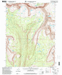 preview thumbnail of historical topo map of Duchesne County, UT in 1996