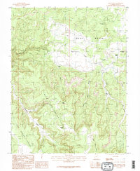 preview thumbnail of historical topo map of San Juan County, UT in 1985