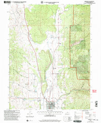 Download a high-resolution, GPS-compatible USGS topo map for Fairview, UT (2004 edition)