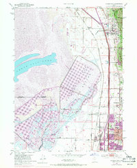 Download a high-resolution, GPS-compatible USGS topo map for Farmington, UT (1971 edition)