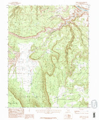Download a high-resolution, GPS-compatible USGS topo map for Fisher Valley, UT (1986 edition)