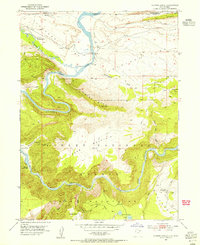 Download a high-resolution, GPS-compatible USGS topo map for Flaming Gorge, UT (1955 edition)