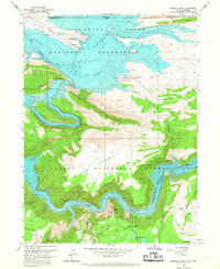 Download a high-resolution, GPS-compatible USGS topo map for Flaming Gorge, UT (1967 edition)