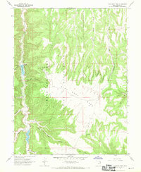 Download a high-resolution, GPS-compatible USGS topo map for Flat Rock Mesa, UT (1970 edition)
