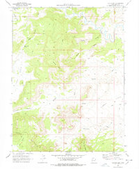 Download a high-resolution, GPS-compatible USGS topo map for Flattop  Mtn, UT (1978 edition)