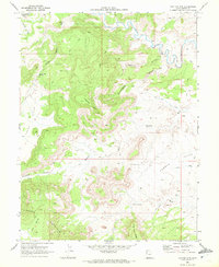 Download a high-resolution, GPS-compatible USGS topo map for Flattop  Mtn, UT (1972 edition)