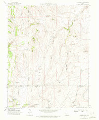 Download a high-resolution, GPS-compatible USGS topo map for Flossie Knoll, UT (1972 edition)