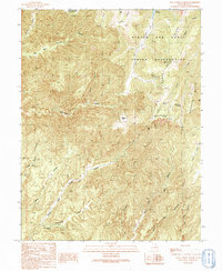 Download a high-resolution, GPS-compatible USGS topo map for Floy Canyon North, UT (1991 edition)