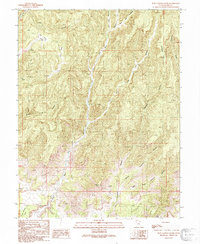 Download a high-resolution, GPS-compatible USGS topo map for Floy Canyon South, UT (1991 edition)