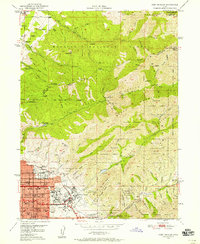Download a high-resolution, GPS-compatible USGS topo map for Fort Douglas, UT (1958 edition)