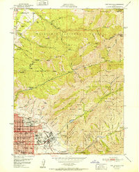 Download a high-resolution, GPS-compatible USGS topo map for Fort Douglas, UT (1951 edition)