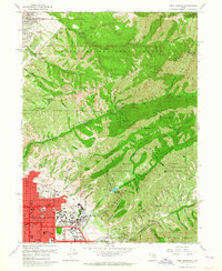 Download a high-resolution, GPS-compatible USGS topo map for Fort Douglas, UT (1964 edition)