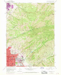 Download a high-resolution, GPS-compatible USGS topo map for Fort Douglas, UT (1970 edition)