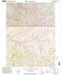 Download a high-resolution, GPS-compatible USGS topo map for Francis Canyon, UT (2000 edition)
