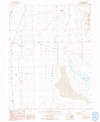 Download a high-resolution, GPS-compatible USGS topo map for Gandy, UT (1991 edition)