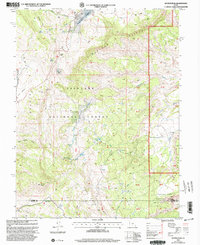 Download a high-resolution, GPS-compatible USGS topo map for Geyser Peak, UT (2003 edition)