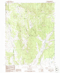 Download a high-resolution, GPS-compatible USGS topo map for Gillies Hill, UT (1986 edition)