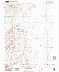 preview thumbnail of historical topo map of Emery County, UT in 1996