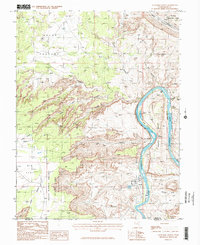 Download a high-resolution, GPS-compatible USGS topo map for Gold Bar Canyon, UT (1986 edition)
