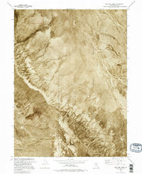 Download a high-resolution, GPS-compatible USGS topo map for Gold Hill Wash, UT (1995 edition)
