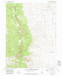 Download a high-resolution, GPS-compatible USGS topo map for Goshute Canyon, UT (1985 edition)