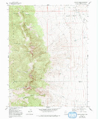 Download a high-resolution, GPS-compatible USGS topo map for Goshute Canyon, UT (1992 edition)