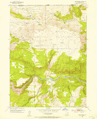 Download a high-resolution, GPS-compatible USGS topo map for Goslin Mtn, UT (1954 edition)