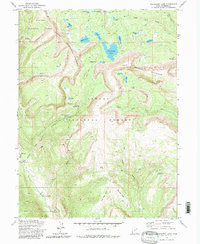 preview thumbnail of historical topo map of Duchesne County, UT in 1972