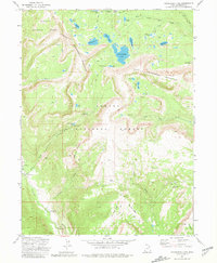 Download a high-resolution, GPS-compatible USGS topo map for Grandaddy Lake, UT (1981 edition)