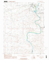 Download a high-resolution, GPS-compatible USGS topo map for Green River, UT (1988 edition)