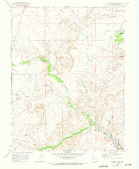 preview thumbnail of historical topo map of Emery County, UT in 1969