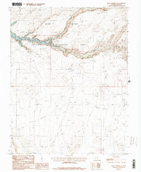 Download a high-resolution, GPS-compatible USGS topo map for Halls Crossing NE, UT (1987 edition)