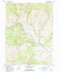 Download a high-resolution, GPS-compatible USGS topo map for Hanna, UT (1992 edition)