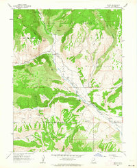 Download a high-resolution, GPS-compatible USGS topo map for Hanna, UT (1964 edition)