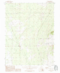 Download a high-resolution, GPS-compatible USGS topo map for Harding, UT (1985 edition)