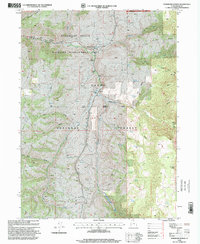 Download a high-resolution, GPS-compatible USGS topo map for Hardware Ranch, UT (2001 edition)