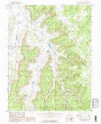 Download a high-resolution, GPS-compatible USGS topo map for Harts Point South, UT (1987 edition)