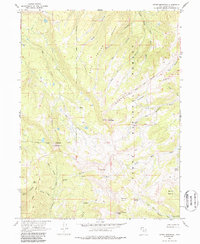 Download a high-resolution, GPS-compatible USGS topo map for Heber Mountain, UT (1987 edition)