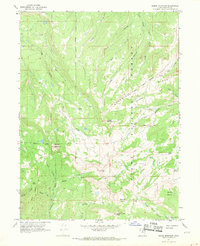 Download a high-resolution, GPS-compatible USGS topo map for Heber Mountain, UT (1969 edition)