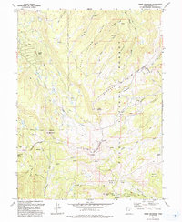 Download a high-resolution, GPS-compatible USGS topo map for Heber Mountain, UT (1993 edition)